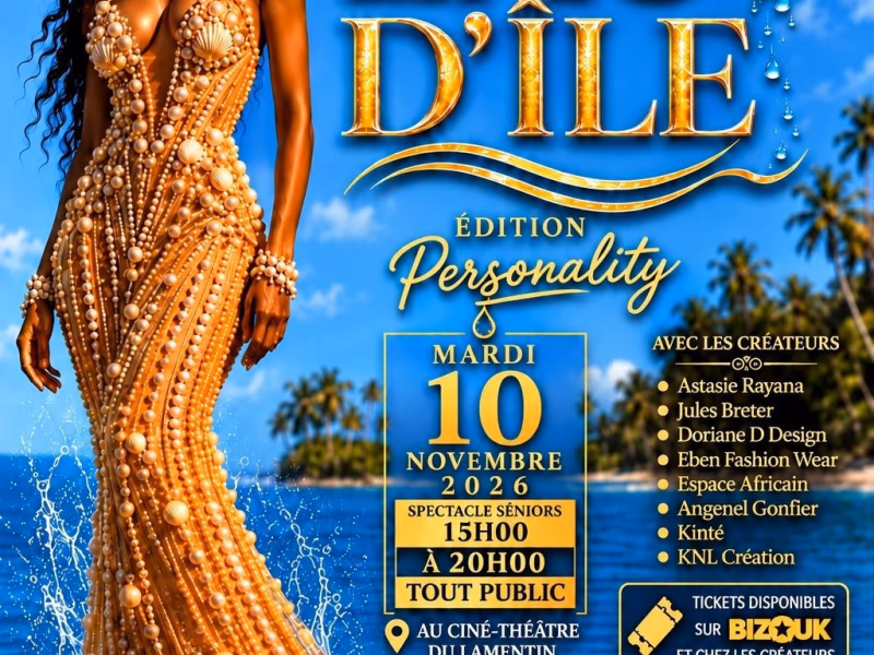 Eau D'Ile - 10 novembre 2026 - Ciné-théâtre du Lamentin, Le Lamentin