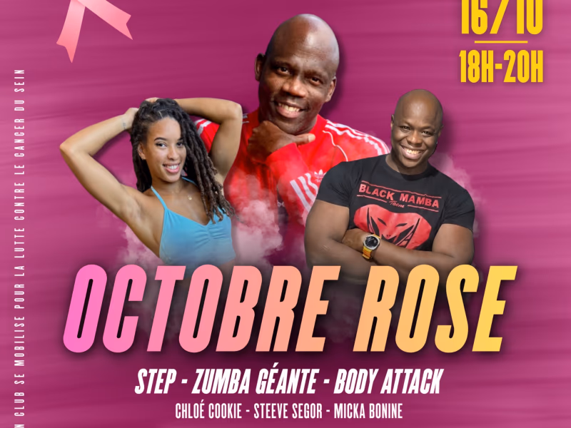 Octobre Rose - 16 octobre 2026 - Fitness Park Jarry, Baie-Mahault