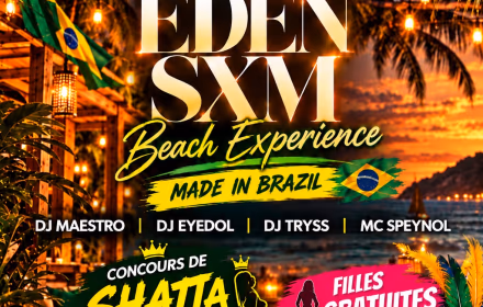 L'Eden Sxm - 17 octobre 2026 - LE TROPIC'S BEACH BAR, Grand-Case