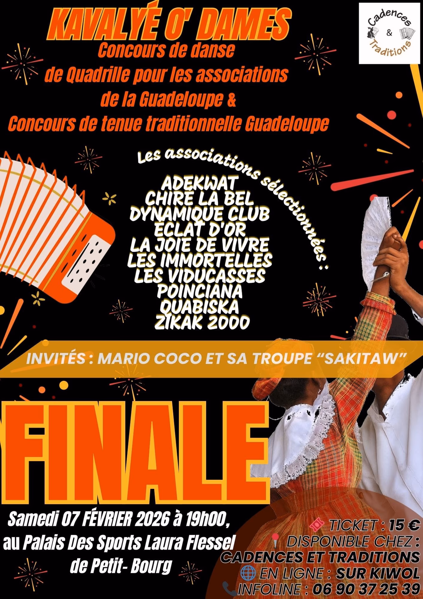 KAVALYé O DAMES LA FINALE PETIT-BOURG - 7 février 2026 - Palais Des Sports Laura Flessel, Guadeloupe