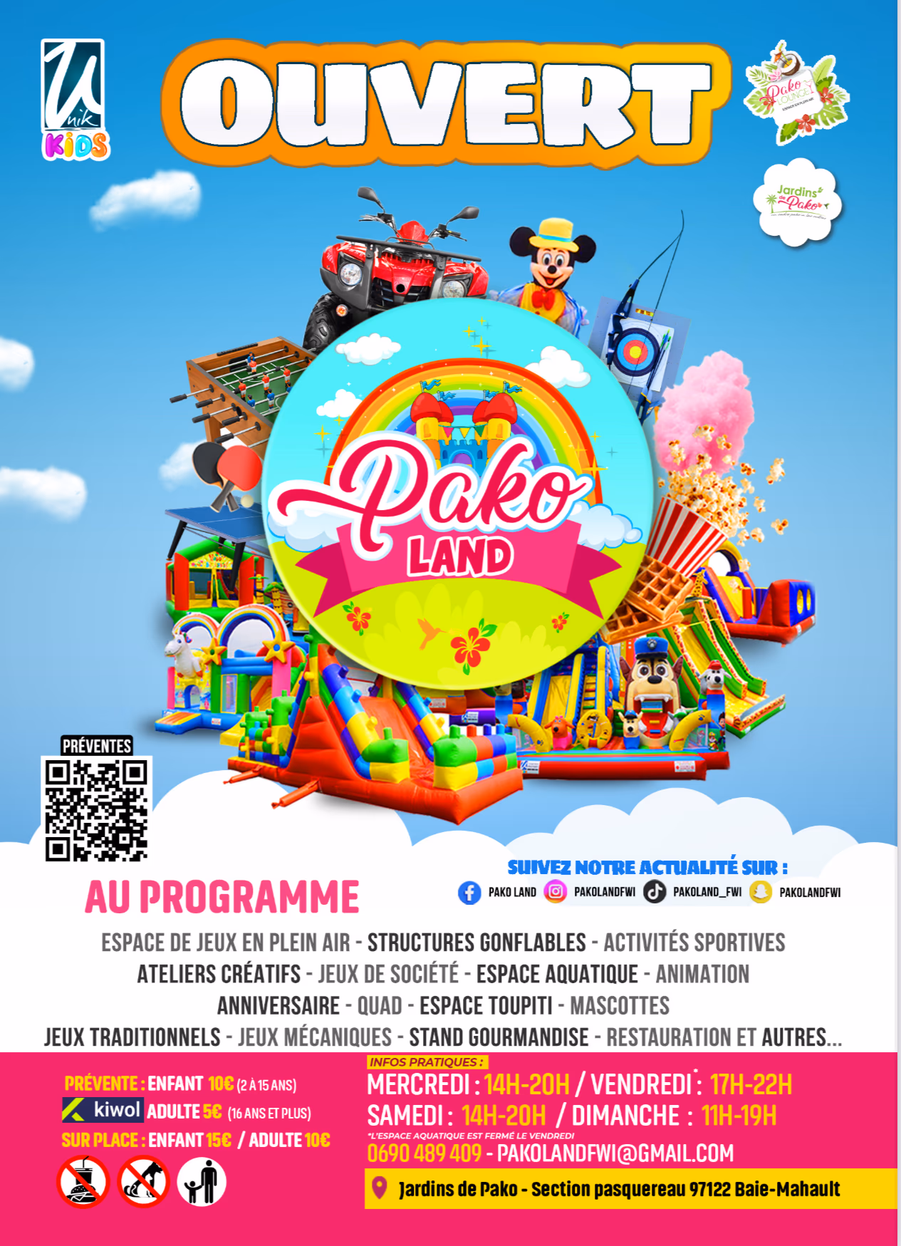 PAKO LAND - SAMEDI 07 FEVRIER 2026 - 7 février 2026 - Jardins de Pako, Guadeloupe