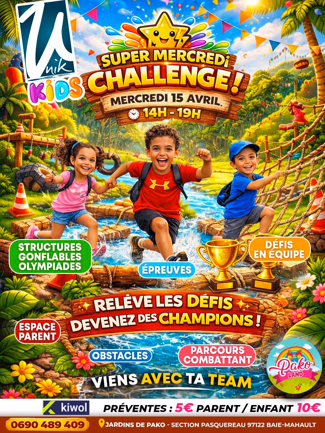 PAKO LAND - SUPER MERCREDI CHALLENGE - 15 AVRIL 2026