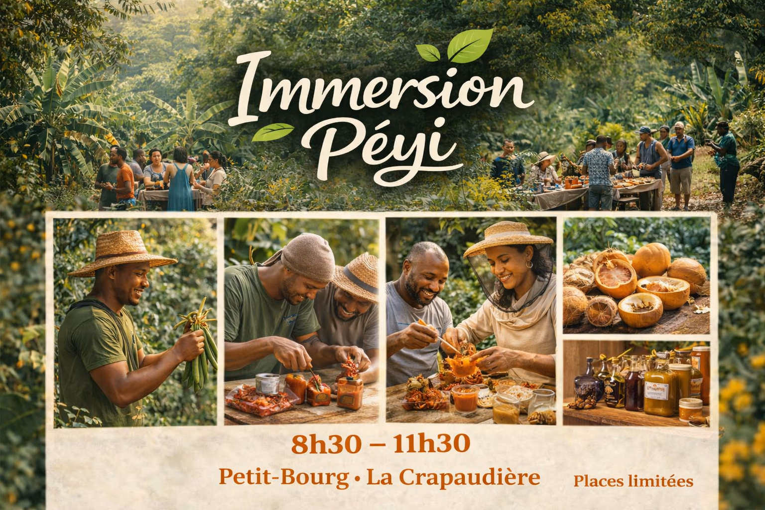 Immersion Péyi - Rencontre avec des artisans - 4 avril 2026 - Exploitation La Crapaudière, Petit-Bourg