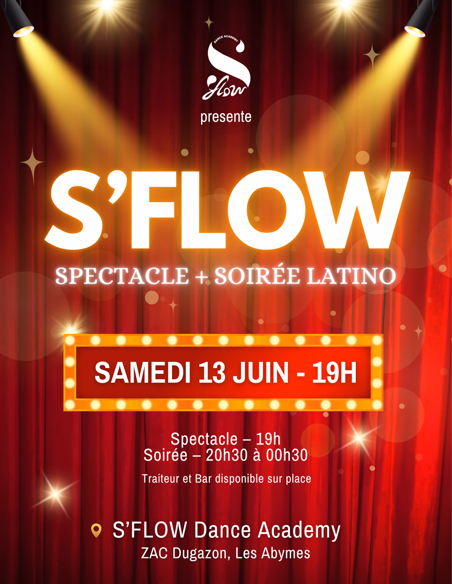 SFLOW Spectacle & Soirée - 13 juin 2026 - S'FLOW DANCE ACADEMY, Les Abymes