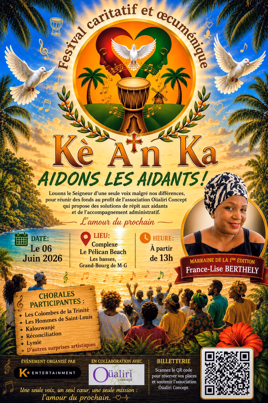 Kè an Ka 2026 - 6 juin 2026 - Pélican Beach, Guadeloupe
