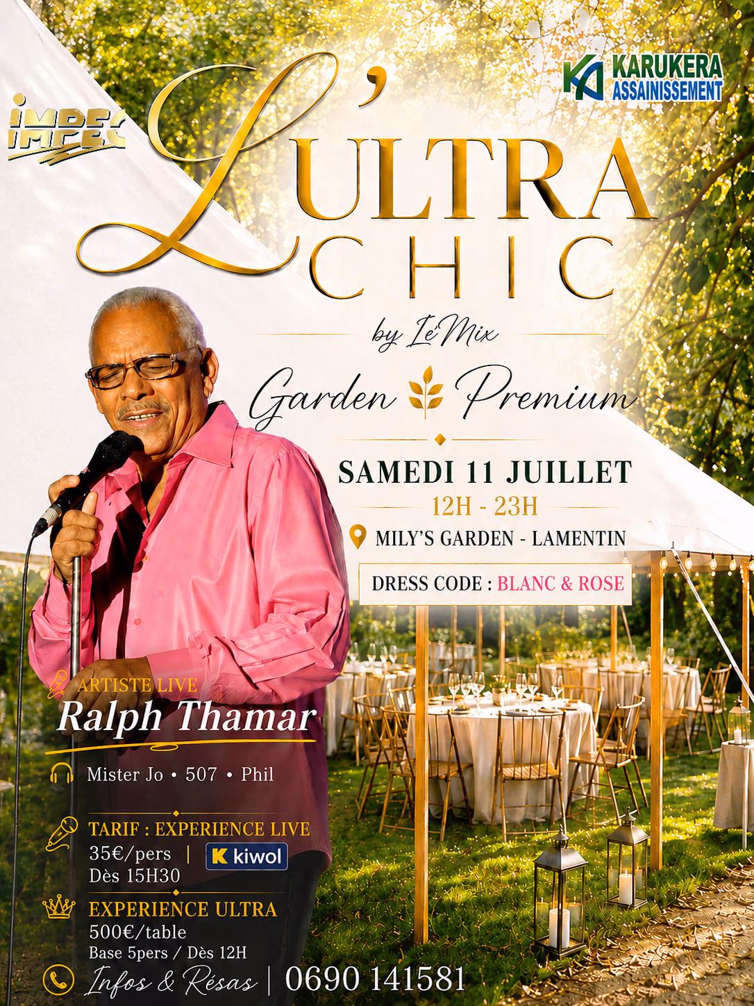 L'ULTRA CHIC by LeMix - 11 juillet 2026 - MYLI'S Garden, Le Lamentin