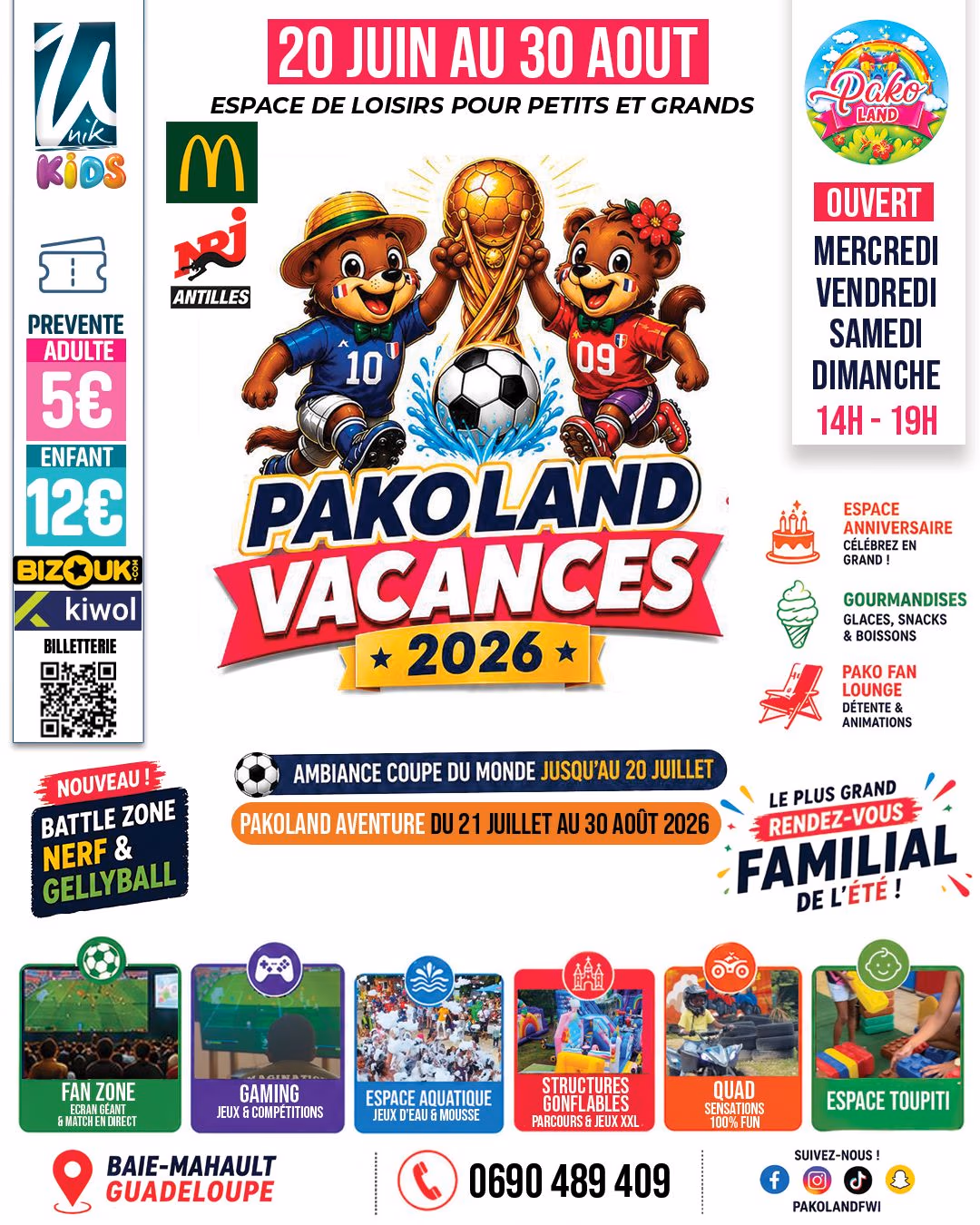 PAKO LAND - SAMEDI 01 AOUT 2026 - 1 août 2026 - Jardins de Pako, Baie-Mahault