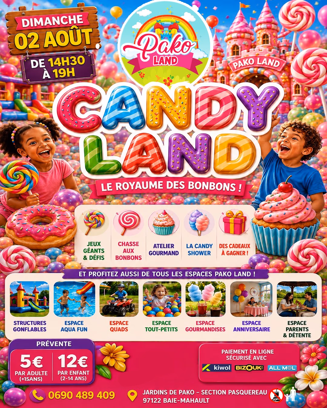 PAKO LAND - DIMANCHE 02 AOUT 2026 - 2 août 2026 - Jardins de Pako, Baie-Mahault