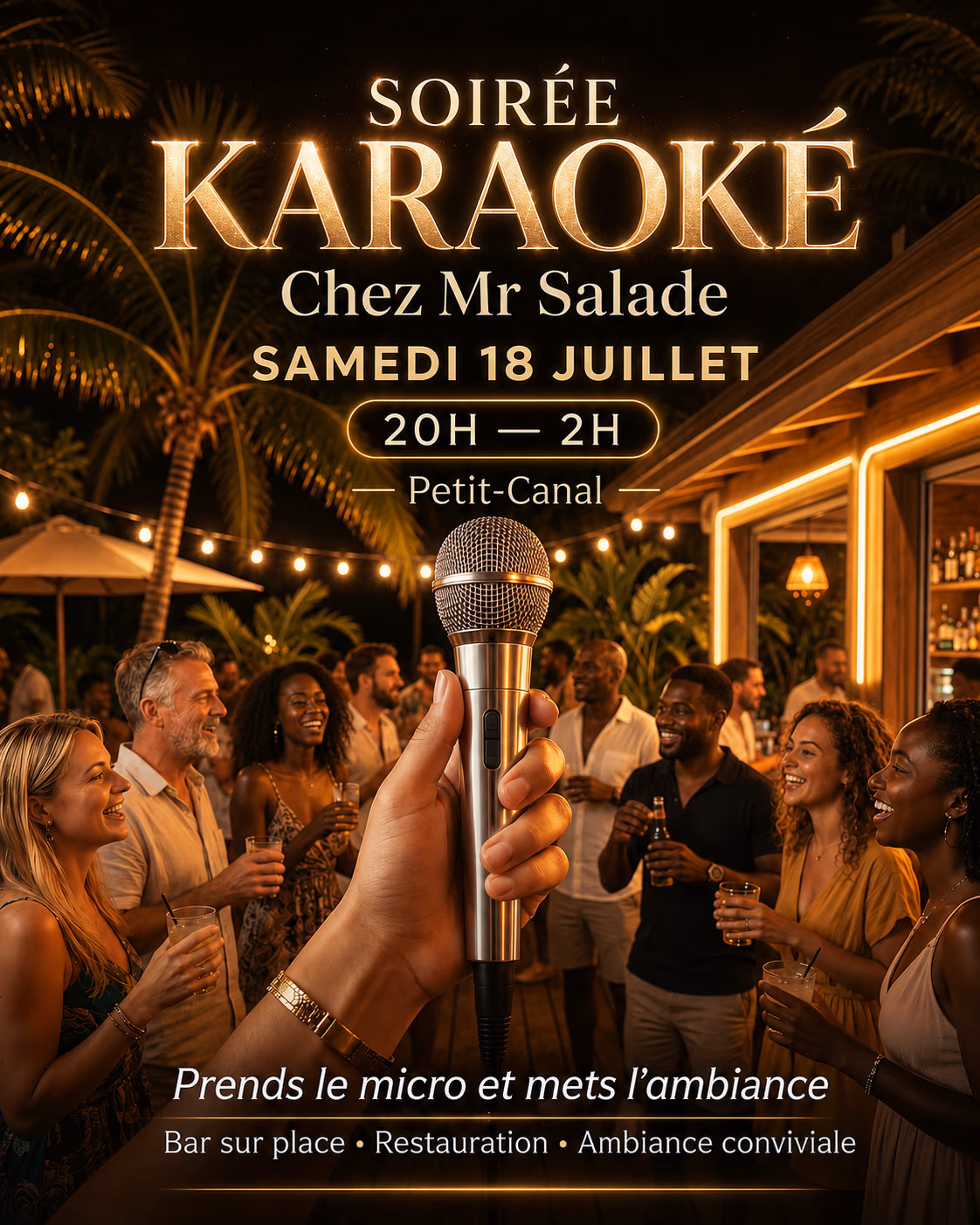 KARAOKE - 18 juillet 2026 - MR SALADE, Petit-Canal