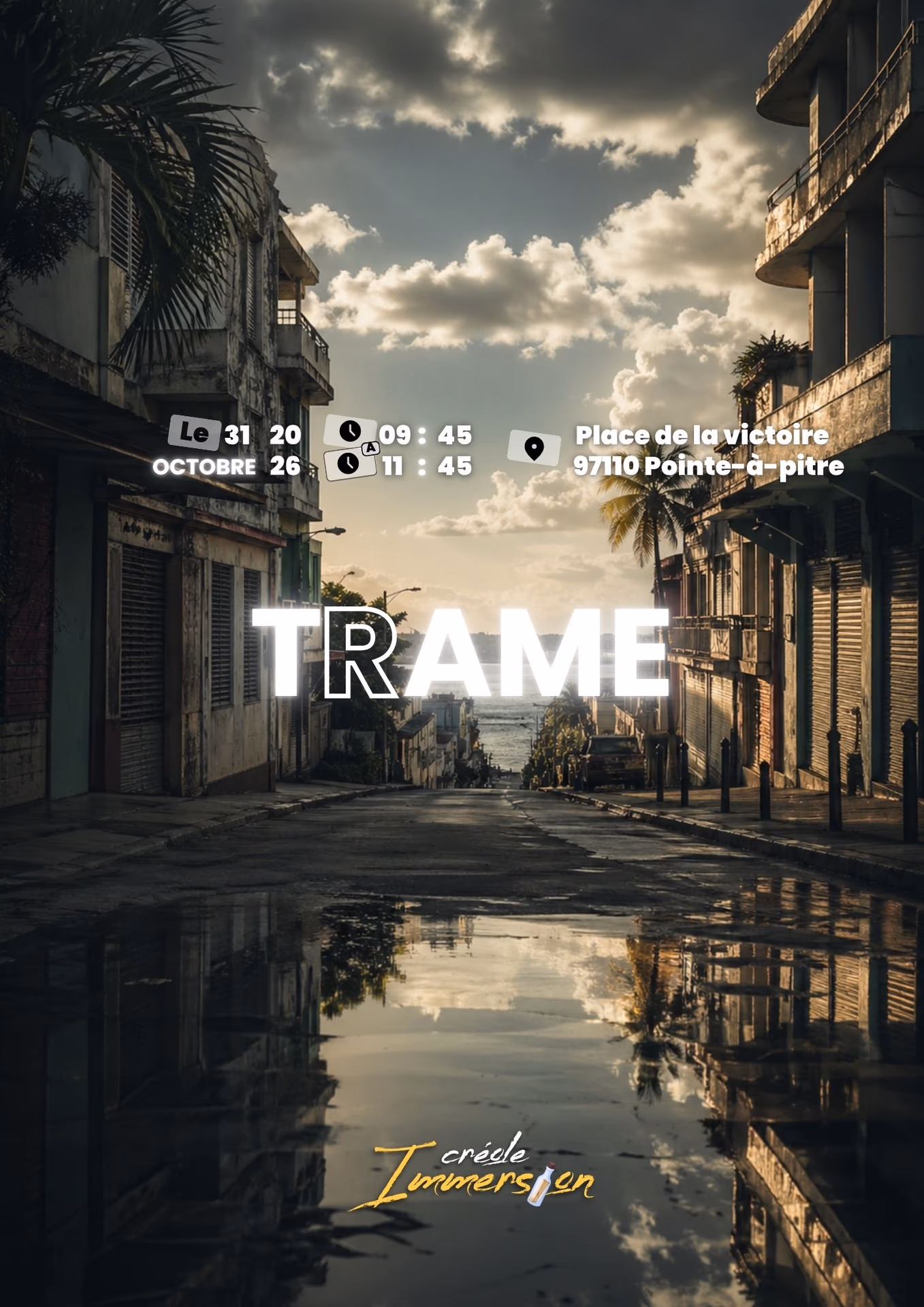 Trame - 31 octobre 2026 - Place de la victoire, Pointe-à-Pitre