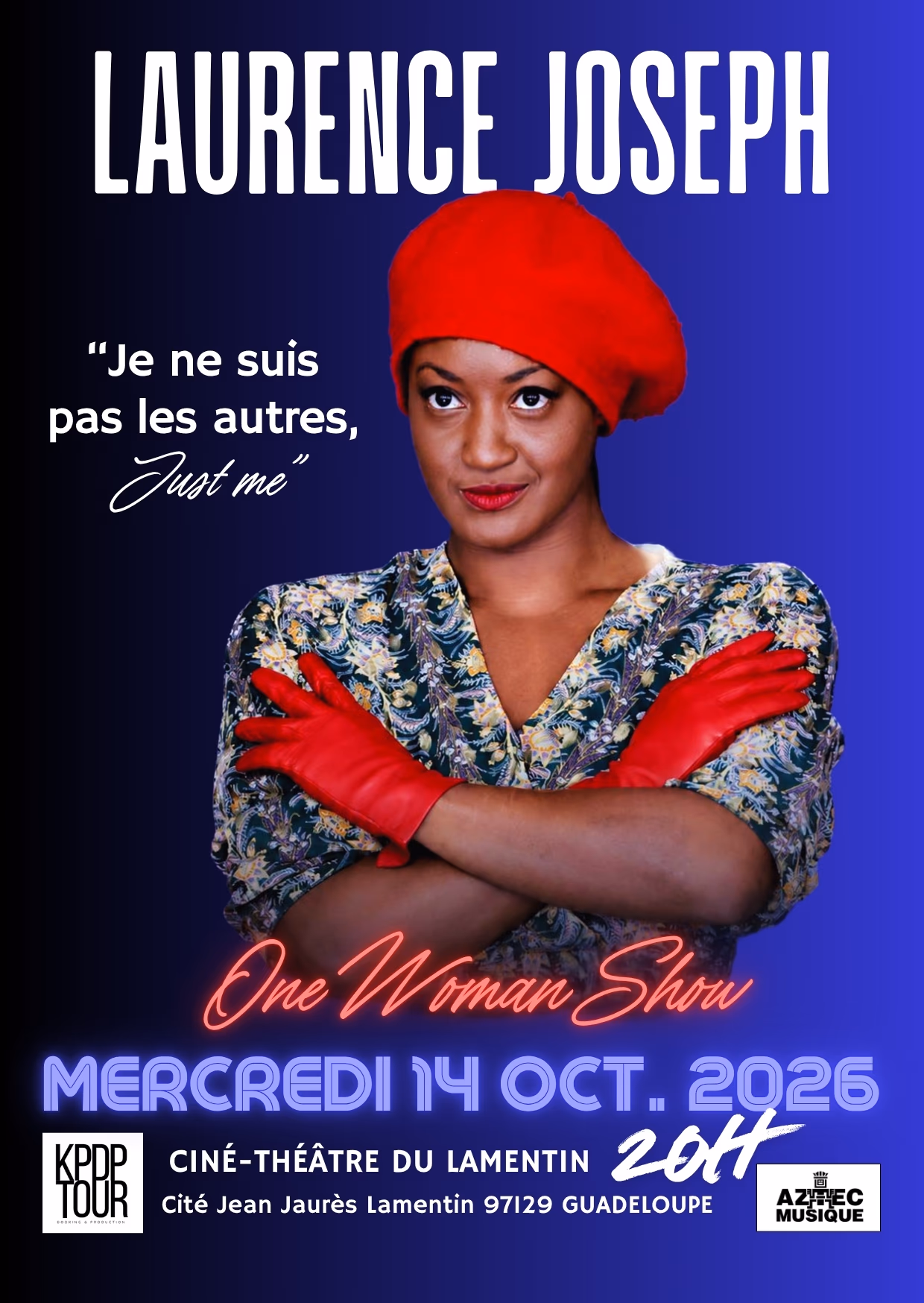 LAURENCE JOSEPH - 14 octobre 2026 - CINÉ-THÉÂTRE DU LAMENTIN, Le Lamentin