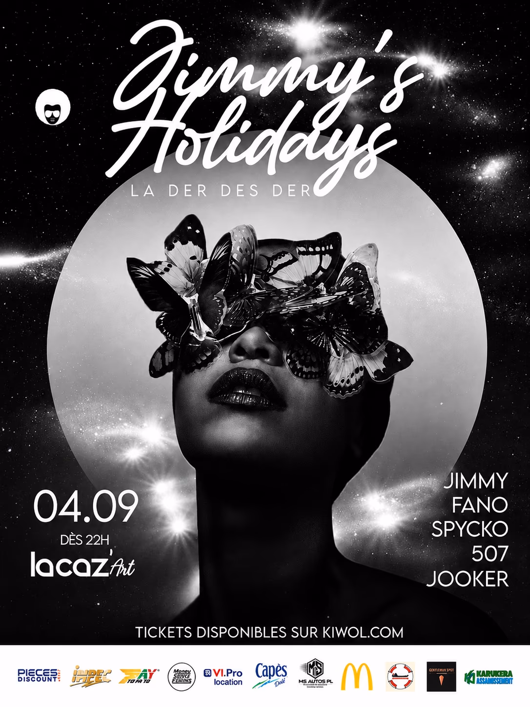 JIMMY’S HOLIDAYS - 04 SEPT (réservé aux +30 ans) - 4 septembre 2026 - LACAZ'ART, Baie-Mahault