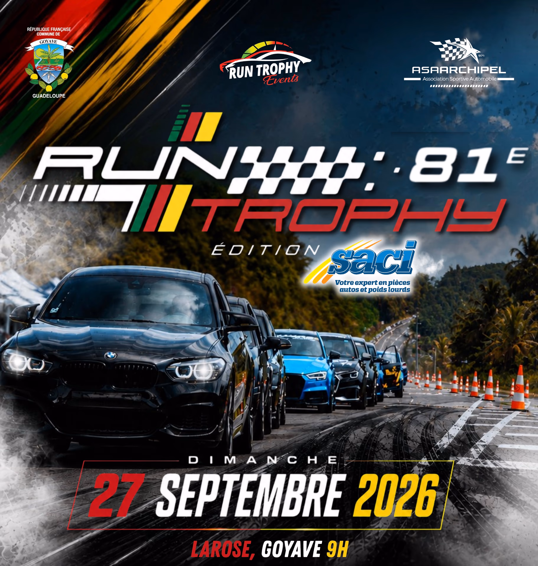 RUN TROPHY - 81ème édition - 27 septembre 2026 - Larose - GOYAVE, Goyave