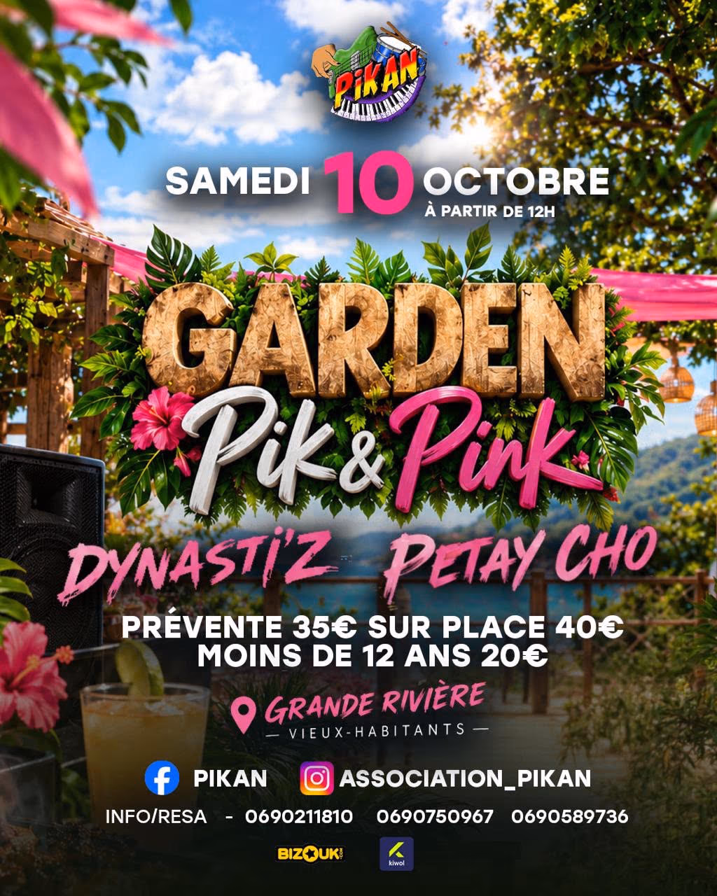 GARDEN PIK&PINK - 10 octobre 2026 - ASSOCIATION PIKAN, Vieux-Habitants