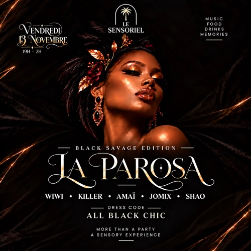 LA PAROSA - 13 novembre 2026 - Le sensoriel, Baie-Mahault