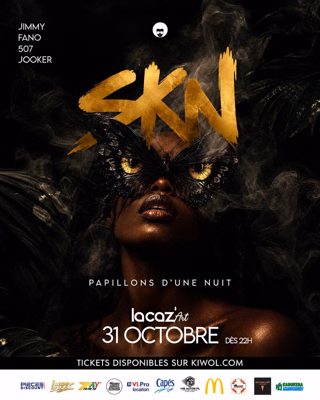 JIMMY’S SKN ÉD. « PAPILLONS DE NUIT » - 31 octobre 2026 - LACAZ'ART, Baie-Mahault
