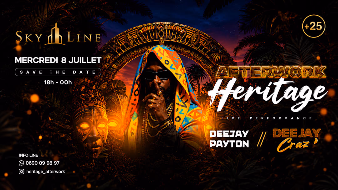 Heritage After Work - 8 juillet 2026 - Guadeloupe, Guadeloupe
