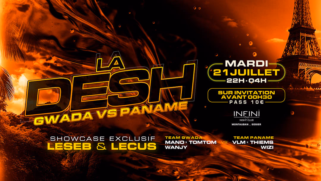 La Desh - Showcase Leseb & Lecus - 21 juillet 2026 - Le Gosier, Le Gosier