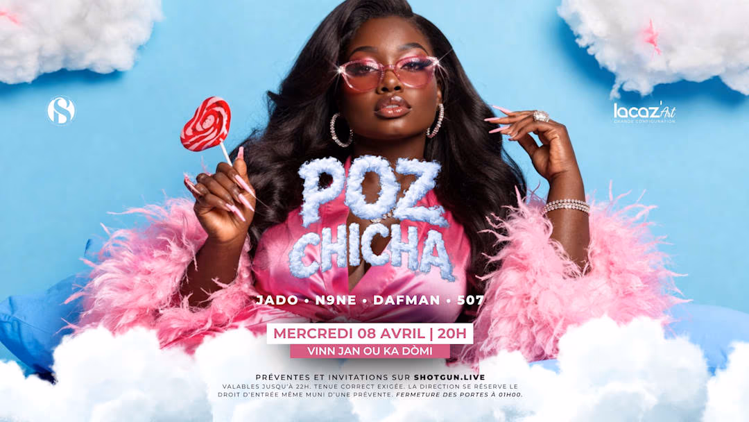 Poz Chicha Vin Jan Ou Ka Domi - 8 avril 2026 - lacazart, Baie-Mahault